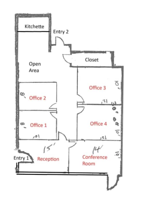 3601 NE Loop 820, Fort Worth, TX à louer Plan d’étage– Image 1 sur 1