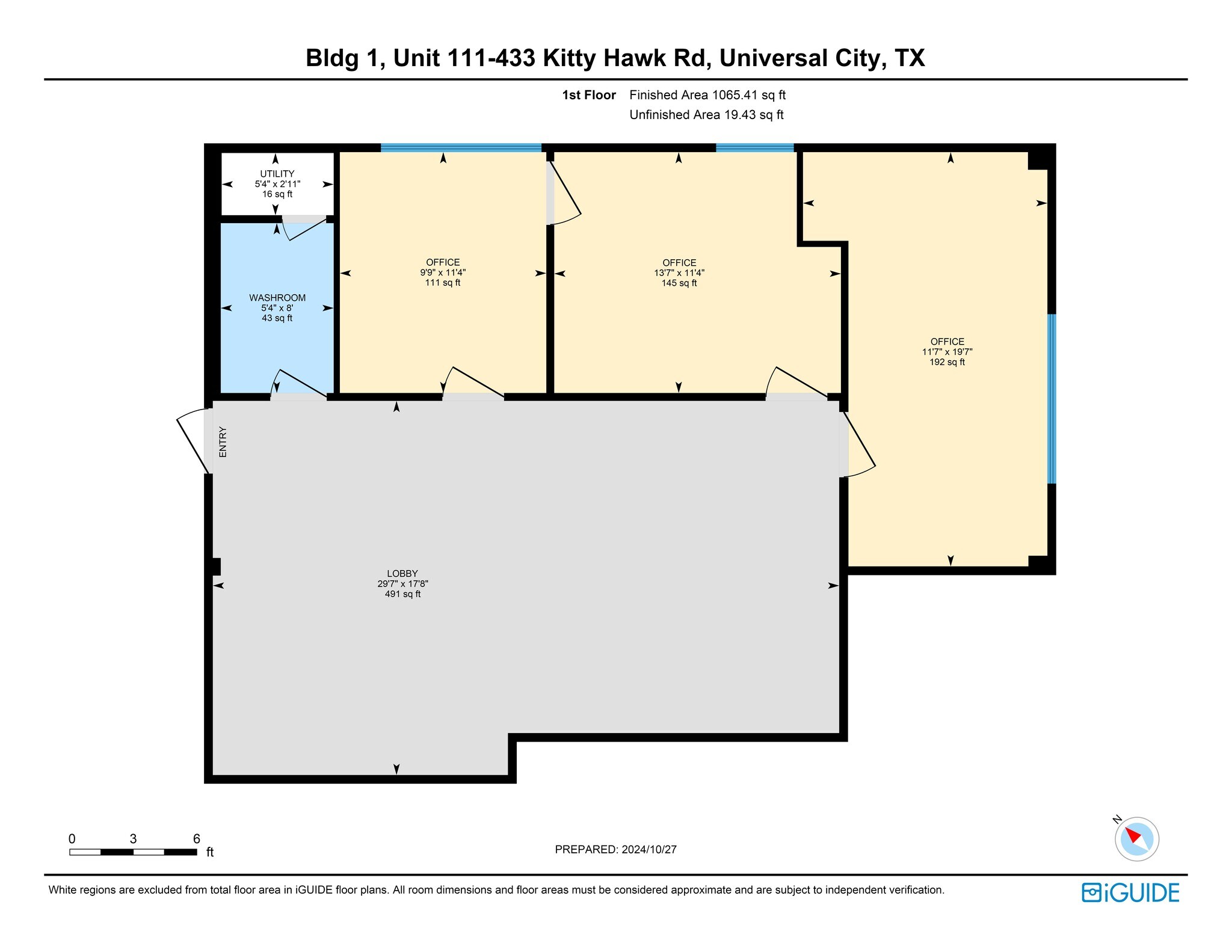 433 Kitty Hawk Rd, Universal City, TX à louer Plan de site– Image 1 sur 1