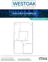 2161 NW Military Hwy, San Antonio, TX à louer Plan d’étage– Image 1 sur 1