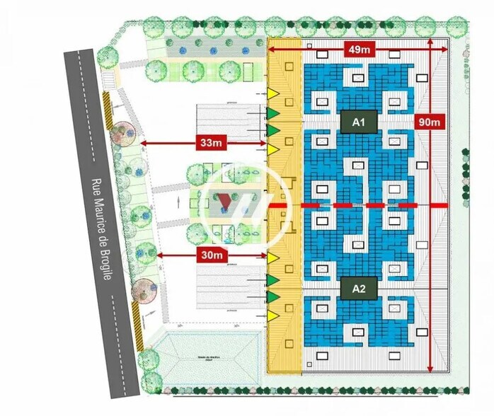 Industriel/Logistique dans Aulnay-sous-Bois à louer - Plan de site – Image 2 sur 2