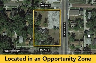 2025 Dr Martin Luther King Jr St S, Saint Petersburg, FL - VUE AÉRIENNE  vue de carte