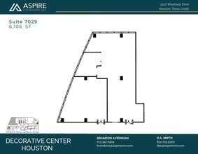 5120 Woodway Dr, Houston, TX à louer Plan d’étage– Image 1 sur 1