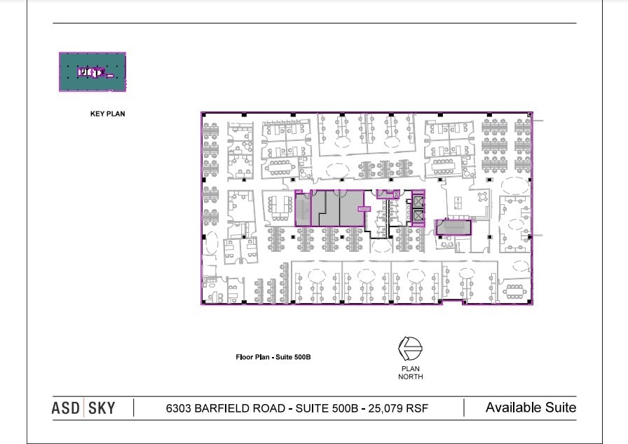 6301 Barfield Rd, Atlanta, GA à louer Plan d’étage– Image 1 sur 1