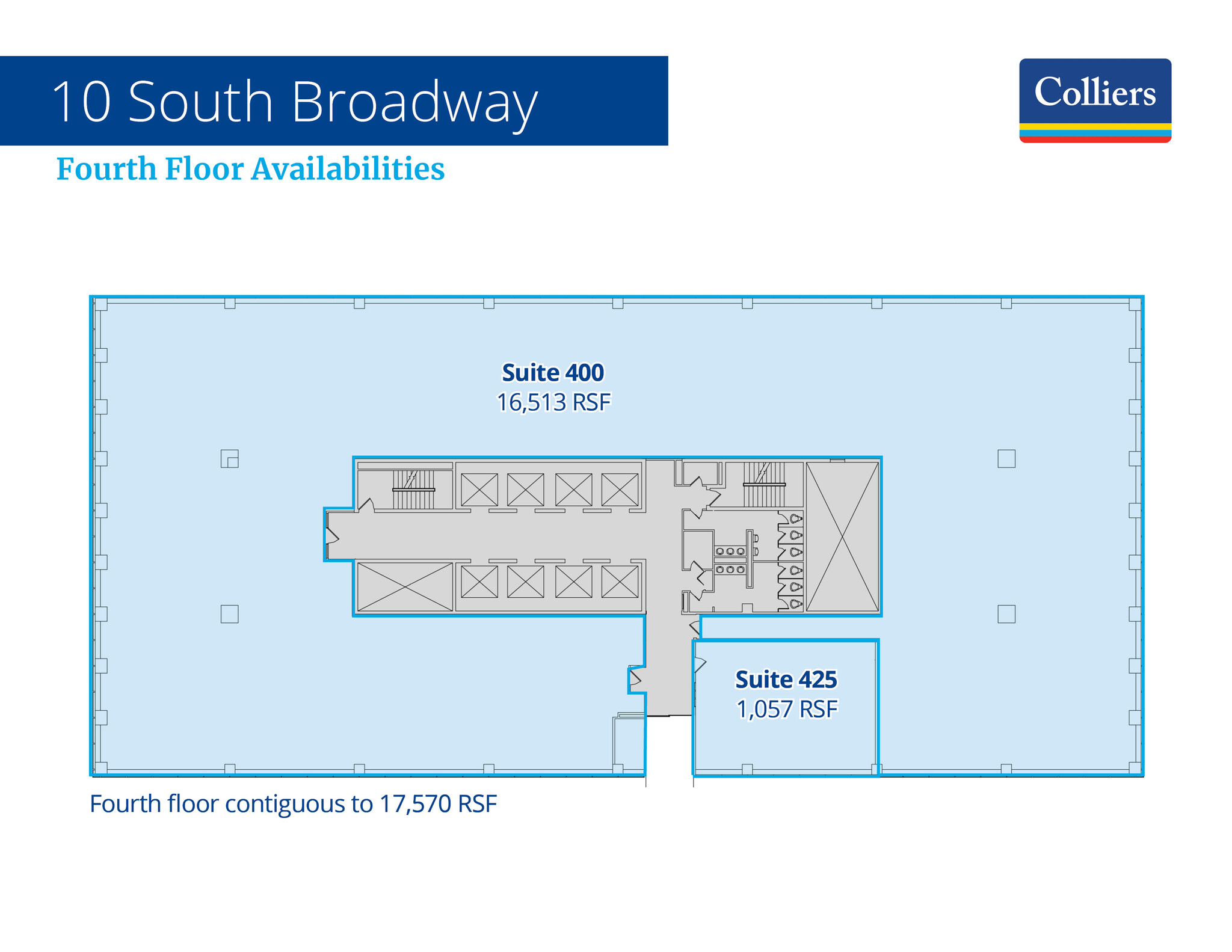 10 S Broadway, Saint Louis, MO à louer Plan d’étage– Image 1 sur 1