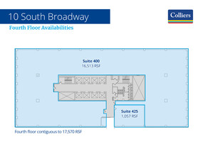 10 S Broadway, Saint Louis, MO à louer Plan d’étage– Image 1 sur 1