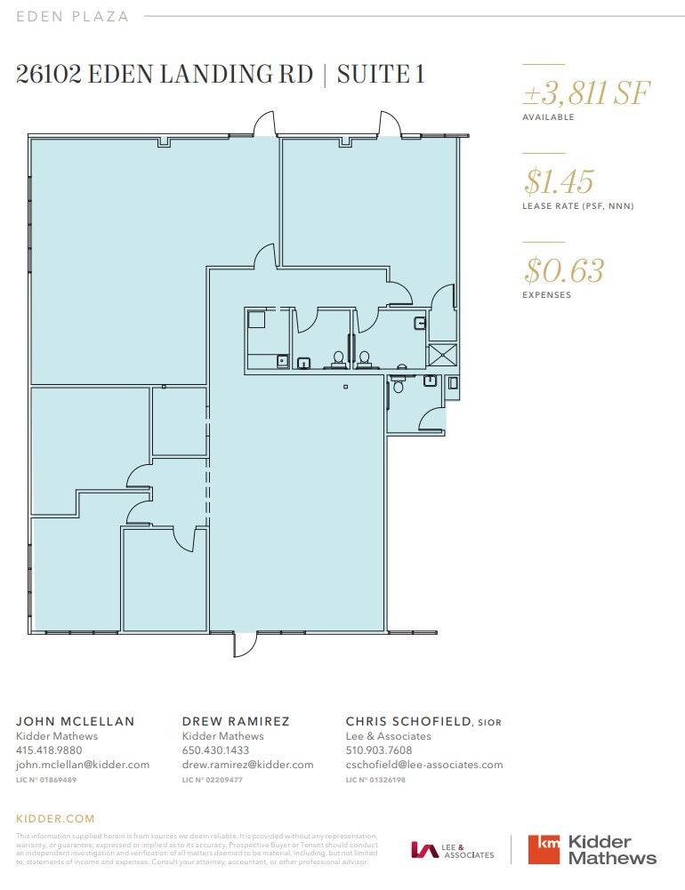 3583 Investment Blvd, Hayward, CA à louer Plan d’étage– Image 1 sur 1