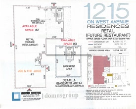 1215 West Ave, Miami Beach, FL à louer Plan d’étage– Image 1 sur 1
