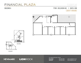 7730 E Belleview Ave, Greenwood Village, CO à louer Plan d’étage– Image 1 sur 2