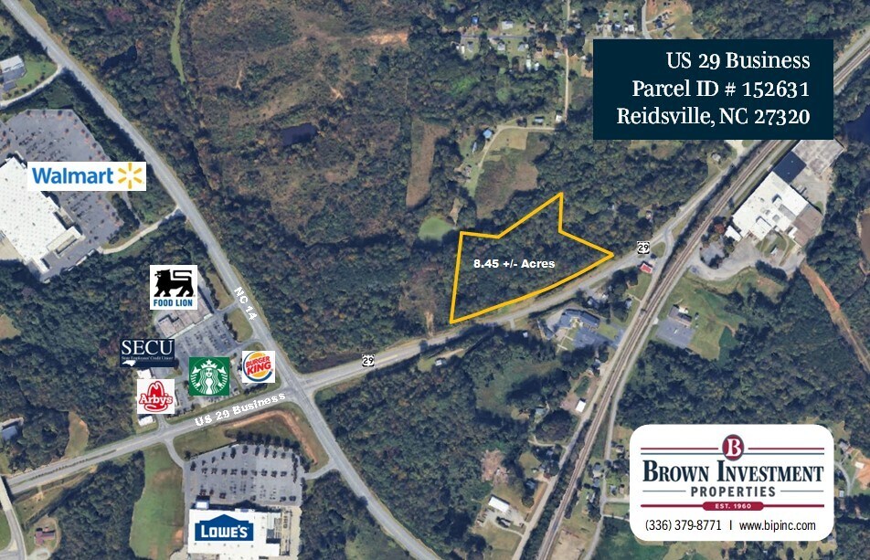 US 29 Business Hwy, Reidsville, NC à vendre Photo principale– Image 1 sur 4