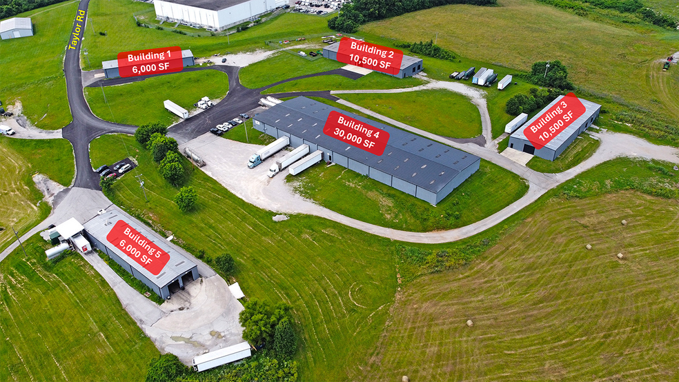 980 Taylor Rd portefeuille de 6 biens à vendre sur LoopNet.fr - Aérien – Image 2 sur 8