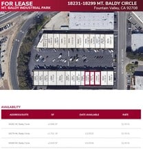 18231-18259 Mount Baldy Cir, Fountain Valley, CA à louer Plan de site– Image 2 sur 2