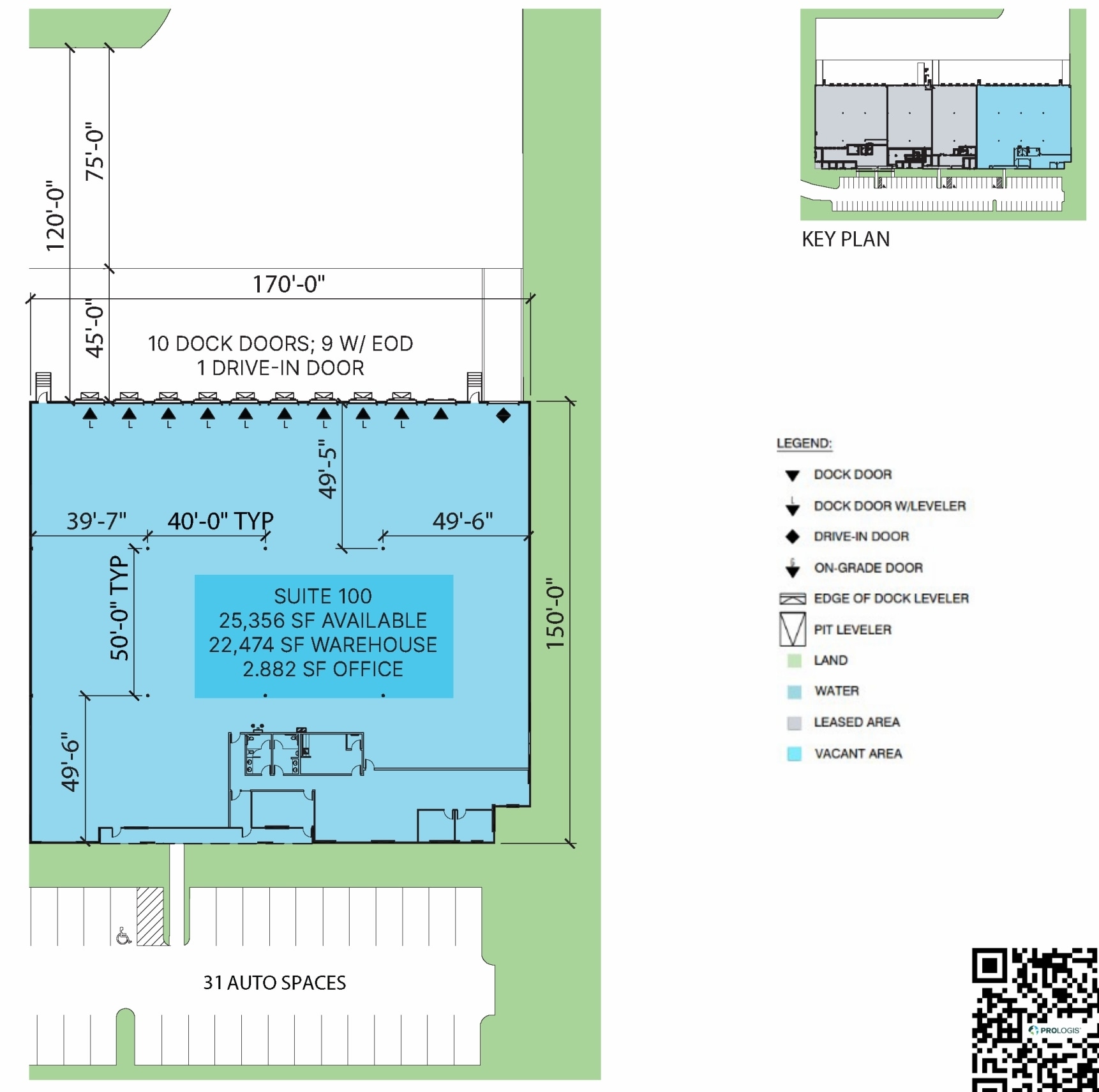 560 Atlanta S Pky, College Park, GA à louer Plan d’étage– Image 1 sur 1
