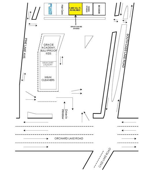 2965-2985 Orchard Lake Rd, Keego Harbor, MI à louer - Plan de site – Image 2 sur 2