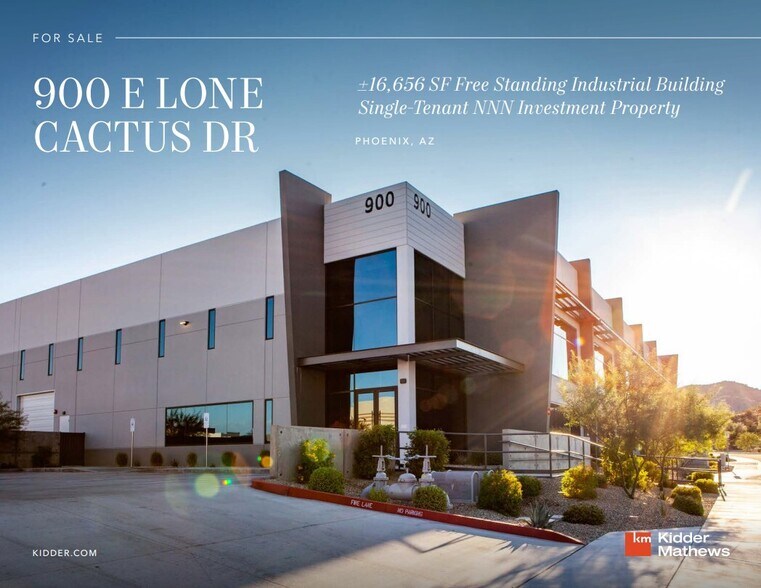 900 E Lone Cactus Dr, Phoenix, AZ à vendre - Photo principale – Image 1 sur 6