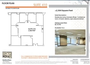 100 Pacifica, Irvine, CA à louer Plan d’étage– Image 2 sur 4