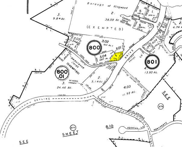 99 Skyline Dr, Ringwood, NJ à louer - Plan cadastral – Image 3 sur 10