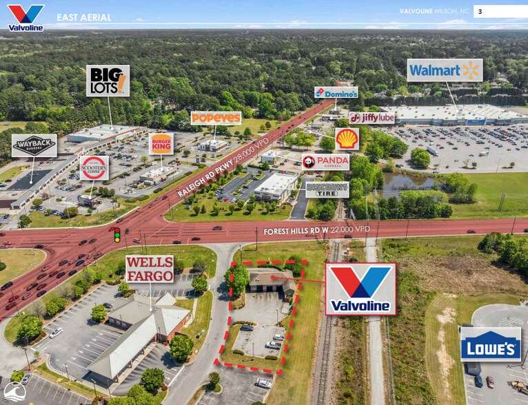 2811 W Raleigh Road Pky, Wilson, NC à vendre - Photo de l’immeuble – Image 3 sur 6