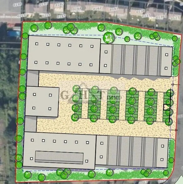 Industriel/Logistique dans Puiseux-Pontoise à vendre - Plan de site – Image 2 sur 2