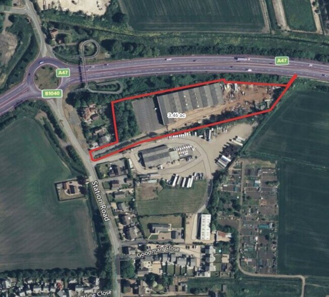 Station Rd, Peterborough à vendre - Aérien – Image 1 sur 3