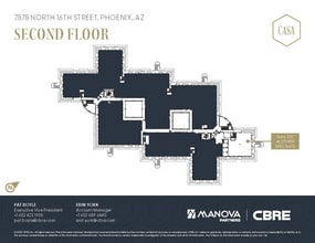 7878 N 16th St, Phoenix, AZ à louer Plan d’étage– Image 1 sur 2