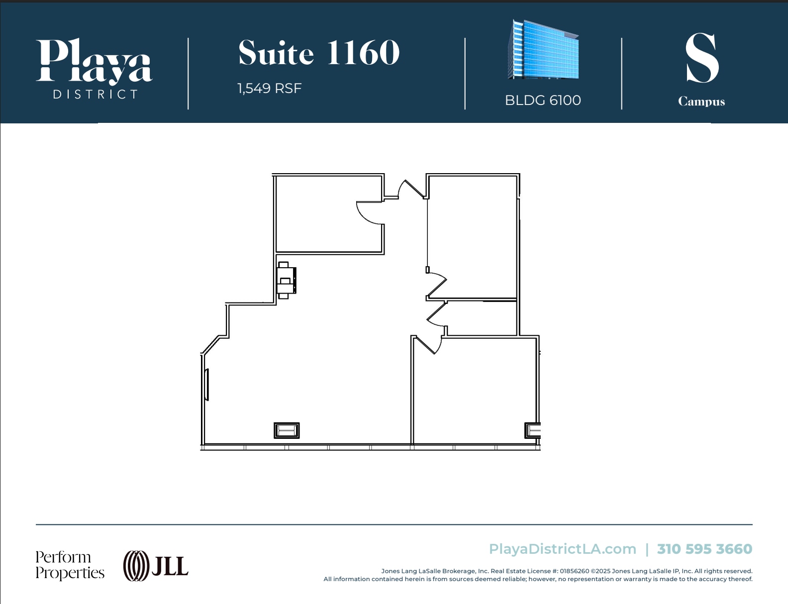 6100 Center Dr, Los Angeles, CA à louer Plan d’étage– Image 1 sur 1