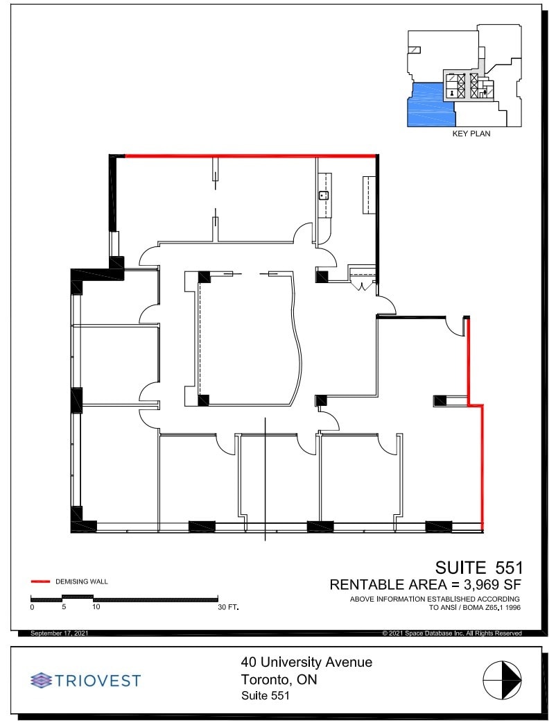 40 University Ave, Toronto, ON à louer Plan d’étage– Image 1 sur 1