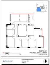 40 University Ave, Toronto, ON à louer Plan d’étage– Image 1 sur 1