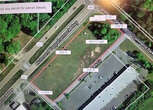 Richmond Tappahannock Hwy, King William, VA - VUE AÉRIENNE vue de carte