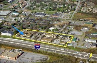 9000 Executive Park Dr, Knoxville, TN - VUE AÉRIENNE  vue de carte