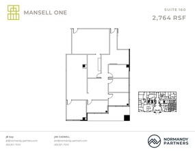 3700 Mansell Rd, Alpharetta, GA à louer Plan d’étage– Image 1 sur 1