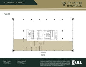 717 N Harwood St, Dallas, TX à louer Plan d’étage– Image 1 sur 1
