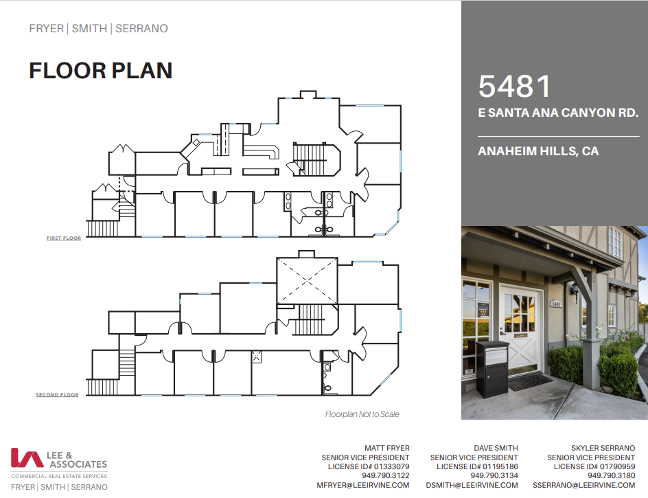 5481 E Santa Ana Canyon Rd, Anaheim Hills, CA à louer Plan d’étage– Image 1 sur 1