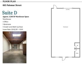 651 Palomar St, Chula Vista, CA à louer Plan d’étage– Image 1 sur 1