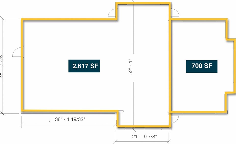 444 W Johnson St, Fond Du Lac, WI à louer - Plan d’étage – Image 2 sur 2