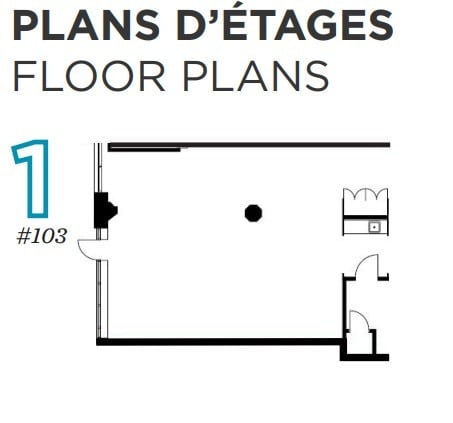 6300 Av Du Parc, Montréal, QC à louer Plan d’étage– Image 1 sur 1