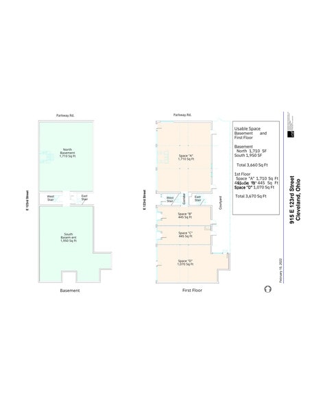 917 E 123rd St, Cleveland, OH à vendre - Plan d’étage – Image 2 sur 4