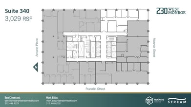 230 W Monroe St, Chicago, IL à louer Plan d’étage– Image 1 sur 1