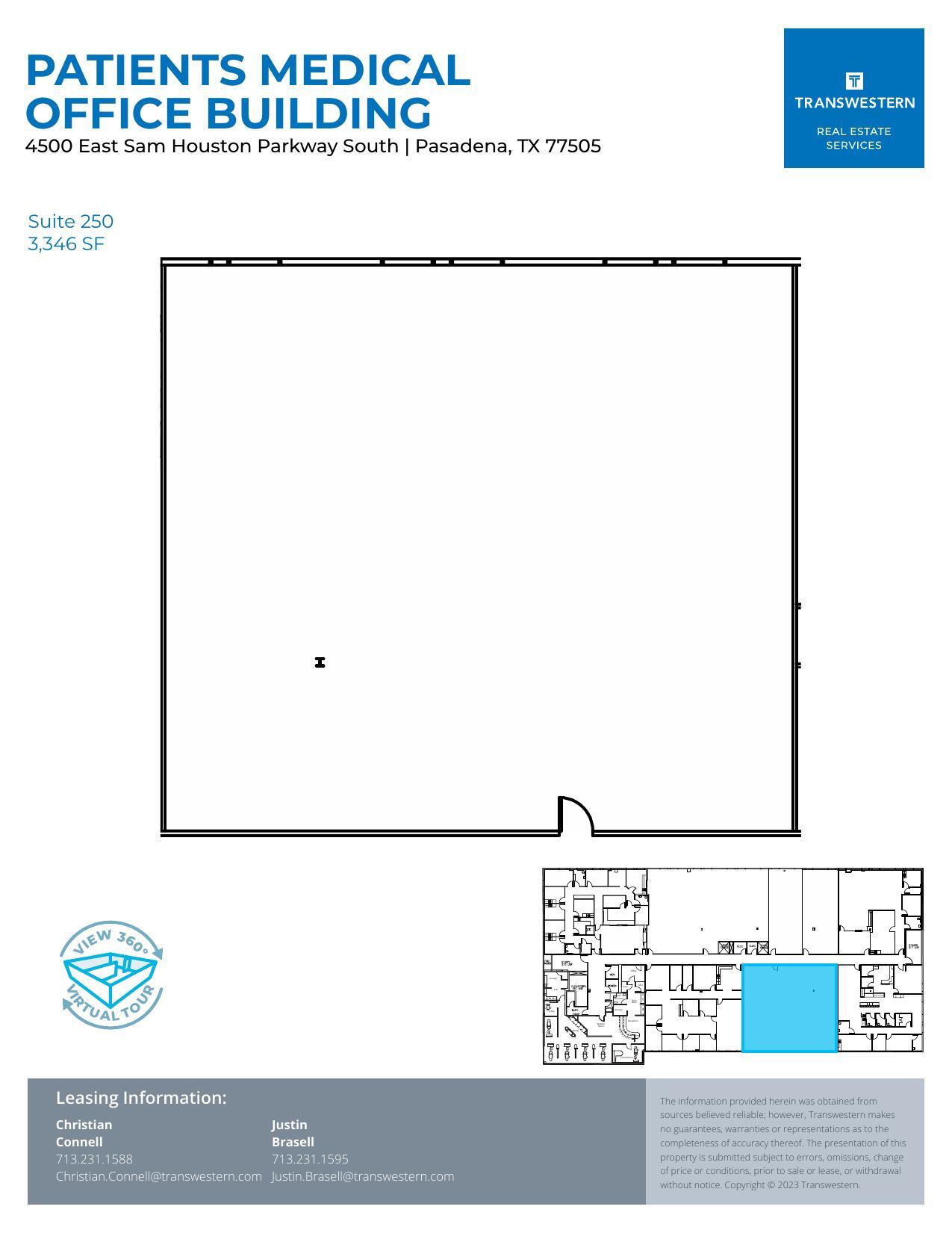 4500 E Sam Houston Pky S, Pasadena, TX à louer Plan d’étage– Image 1 sur 1