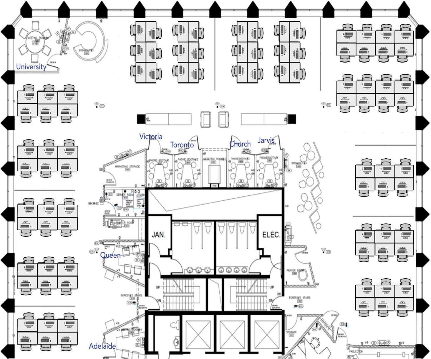 18 King St E, Toronto, ON à louer Plan d’étage– Image 1 sur 13