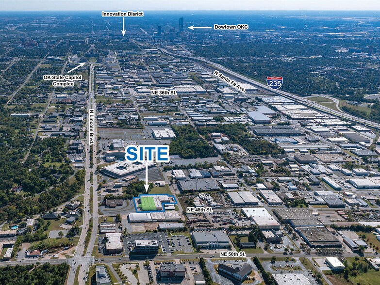 416 NE 48th St, Oklahoma City, OK à louer - Aérien – Image 3 sur 4