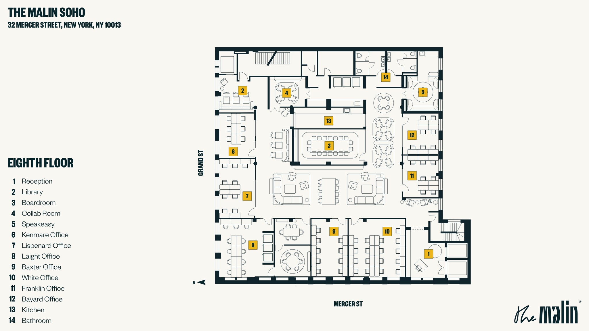 32 Mercer St, New York, NY à louer Plan de site– Image 1 sur 1