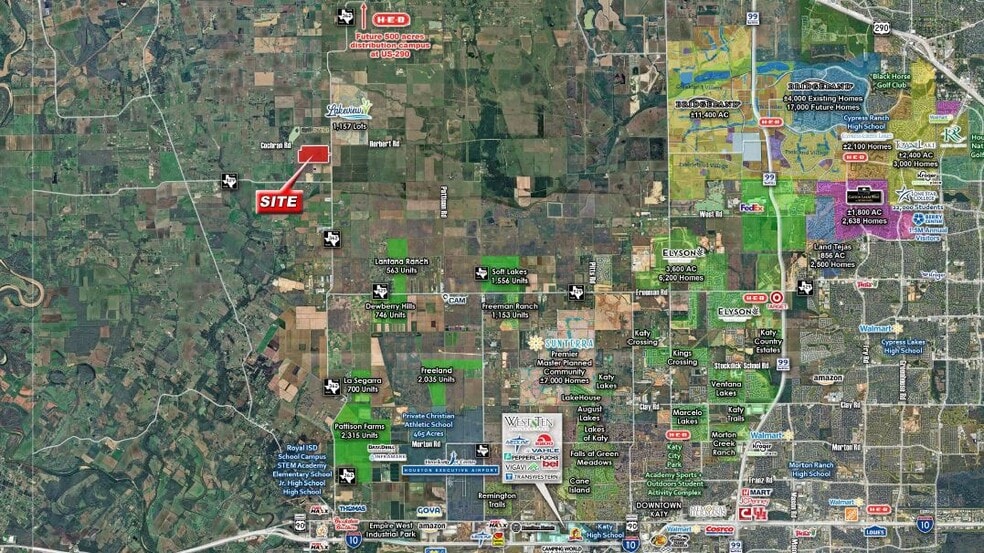 FM 362 & Cochran Road, Waller, TX à vendre - Aérien – Image 2 sur 2
