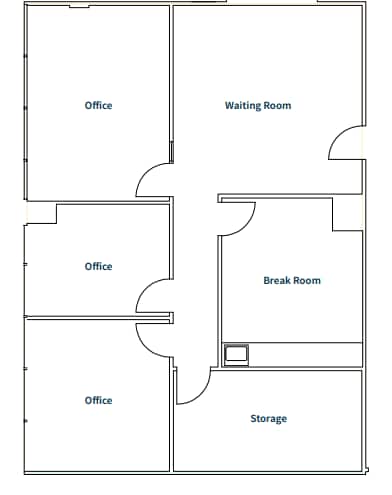 1970 Broadway, Oakland, CA à louer Plan d’étage– Image 1 sur 1