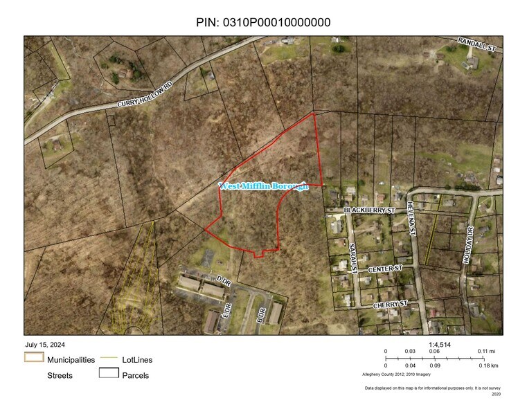 0 Lebanon School Road, West Mifflin, PA à vendre - Aérien – Image 3 sur 5