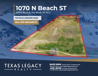 Plus de détails pour 1070 Beach st, Fort Worth, TX - Terrain à louer