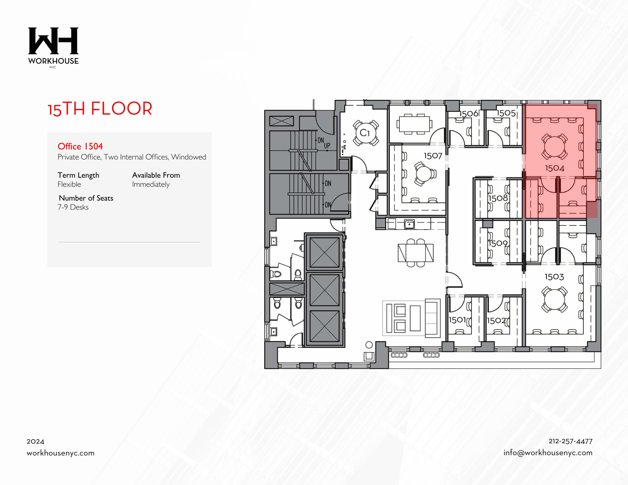 21 W 46th St, New York, NY à louer Plan d’étage– Image 1 sur 1