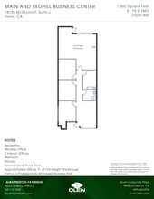 1200 Main St, Irvine, CA à louer Plan d’étage– Image 1 sur 1