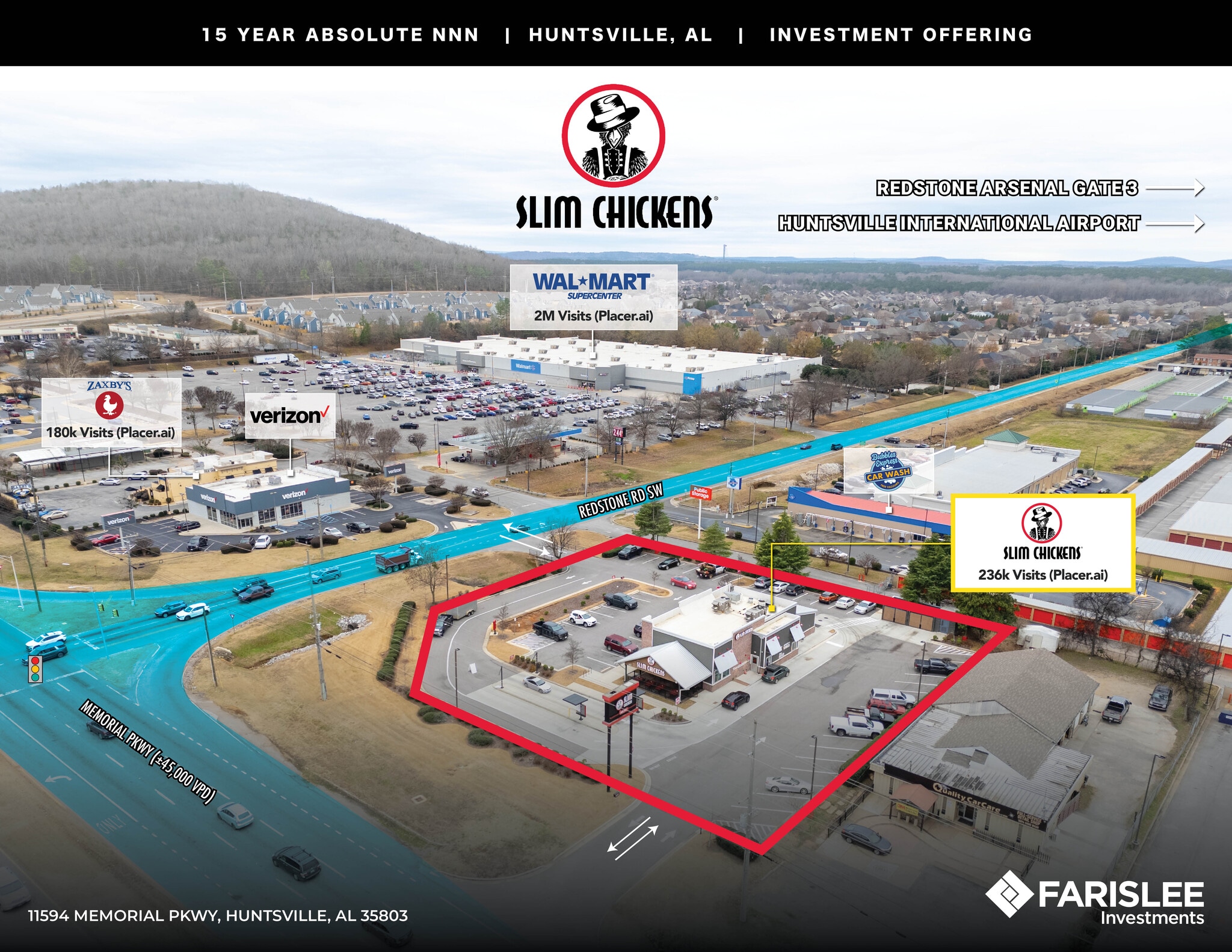 11594 Memorial Pky SW, Huntsville, AL à vendre Photo principale– Image 1 sur 9