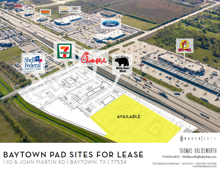 9204 E Freeway Service Rd, Baytown, TX à louer - Photo de l’immeuble – Image 1 sur 1