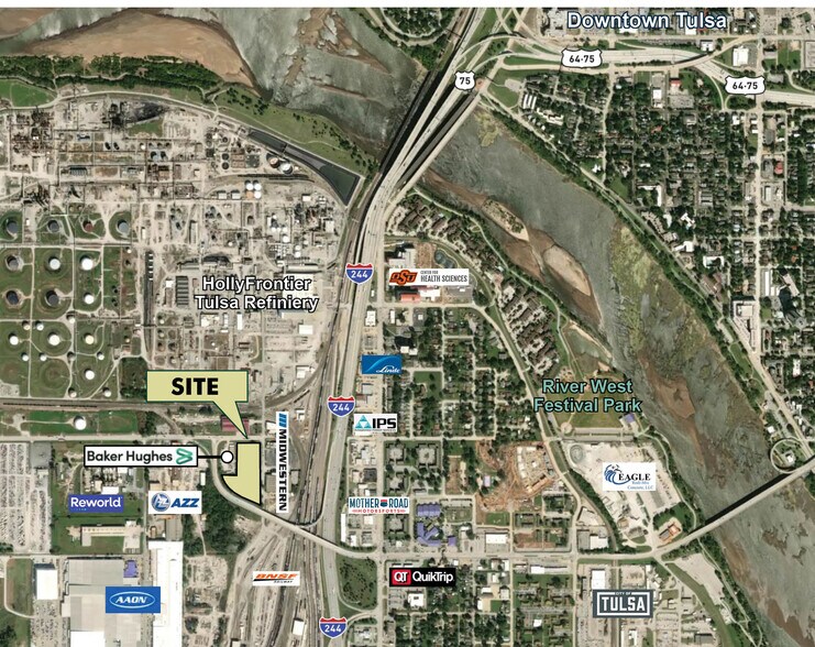 1818 W 21st St, Tulsa, OK à vendre - Aérien – Image 2 sur 2